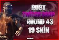 ⭐️Rust Round 43❤️ 19 Skin Twitch Drop