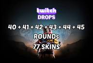 Twitch Drops Round 40 + 41 + 42 + 43 + 44 + 45