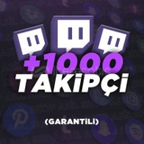 TWİTCH GARANTİLİ 1000 TAKİPÇİ