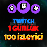 Twitch Günlük 100 İzleyici (Garantili)