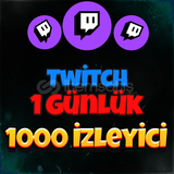 Twitch Günlük 1000 İzleyici (Garantili)