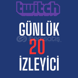 Twitch Günlük 20 İzleyici