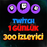 Twitch Günlük 300 İzleyici (Garantili)