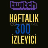 Twitch Haftalık 300 İzleyici