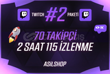 TWITCH İZLENME PAKETİ #2 - GERÇEK
