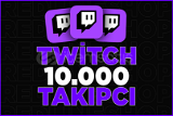 Twitch Takipçi 10000 | Hızlı - Garanti