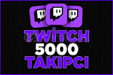 Twitch Takipçi 5000 | Hızlı - Garanti