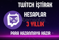 TWİTCTH İŞTİRAK HESAPLAR 3 YILLIK