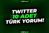 ⭐Twitter 10 Adet Türk Yorum!