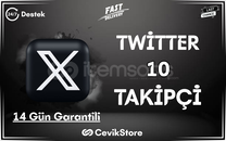 ⭐Twitter 10 Global Takipçi [Garanti]⭐