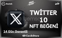 ⭐Twitter 10 NFT Beğeni [Garanti]⭐