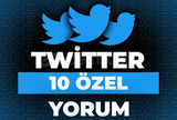 ⭐Twitter 10 Özel Yorum + 30 Gün Garanti⭐