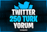 ⭐Twitter 250 Türk Yorum ⭐