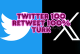 ⚡TWİTTER | 100 100% TÜRK HESAPLARDAN RT