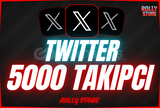 ⚡ Twitter 5.000 Adet Garantili Takipçi ⚡