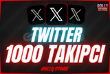 ⚡ Twitter 1.000 Adet Garantili Takipçi ⚡