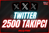 ⚡ Twitter 2.500 Adet Garantili Takipçi ⚡