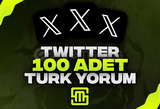 ✨Twitter 100 Adet Özel Türk Yorum!