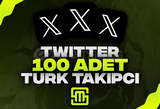 ✨Twitter 100 Adet Türk Takipçi!