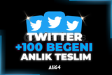 TWİTTER 100 GERÇEK BEĞENİ - GARANTİLİ