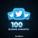 TWİTTER 100 İZLENME GARANTİLİ 