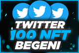 ⭐Twitter 100 NFT Beğeni [Anında Gönderim]