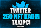 ⭐Twitter 250 NFT Kadın Takipçi ⭐