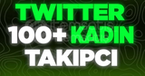 ⭐Twitter 100 NFT Kadın Takipçi ⭐