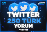 ⭐Twitter %100 Organik 250 Türk Yorum⭐