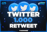 ⭐Twitter 1000 Retweet ⭐