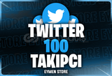 ⭐Twitter 100 Takipçi