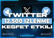 ⭐️TWİTTER 12500 İZLENME / EN UYGUN⭐️