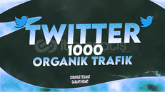 Twitter 1000 ADET %100 Organik Gerçek Trafik