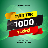 Twitter 1000 Takipçi | 30 Gün Garantili