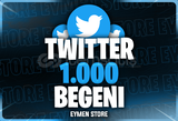 ⭐Twitter 1000 Beğeni 