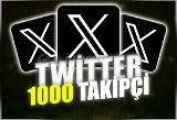 ⭐️ Twitter 1000 Gerçek Takipçi | Garanti