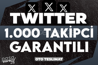 ⭐TWITTER 1000 GERÇEK TAKİPÇİ [GARANTİLİ]⭐