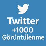 Twitter 1000 Görüntülenme