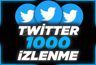 ⭐Twitter +1000 İzlenme ⭐