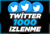 ⭐Twitter +1000 İzlenme ⭐