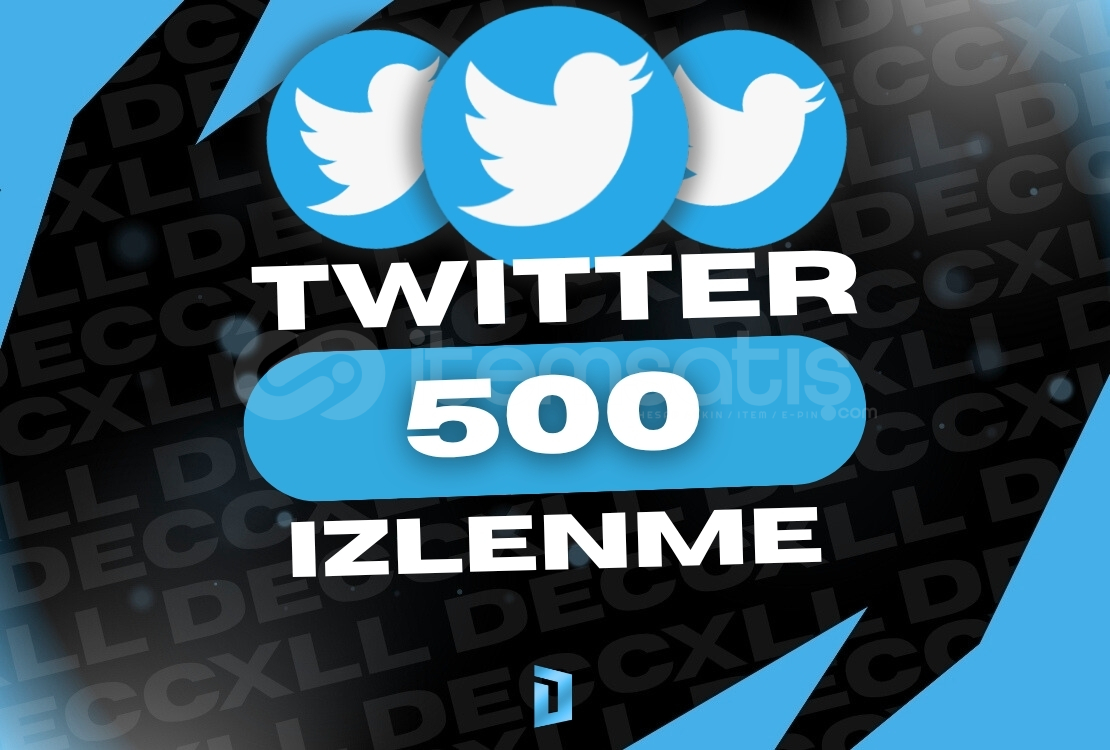 Twitter 500 İzlenme Twitter 500 İzlenme