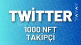 ⭐Twitter 1000 NFT Takipçi + 30 Gün Garanti⭐
