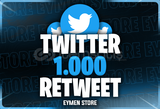 ⭐Twitter 1000 Retweet
