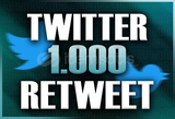 Twitter | 1000 Retweet + Garantili