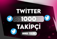 Twitter 1000 takipçi