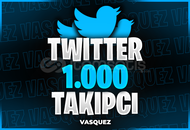 ⭐[SORUNSUZZ] Twitter 1000 Takipçi ⭐