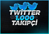 TWİTTER 1000 TAKİPCİ 