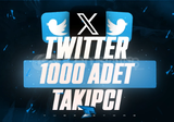 Twitter 1000 Takipçi + Garanti