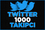 Twitter 1000 Takipçi | Hızlı - Garantili