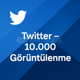 Twitter 10.000 Görüntülenme